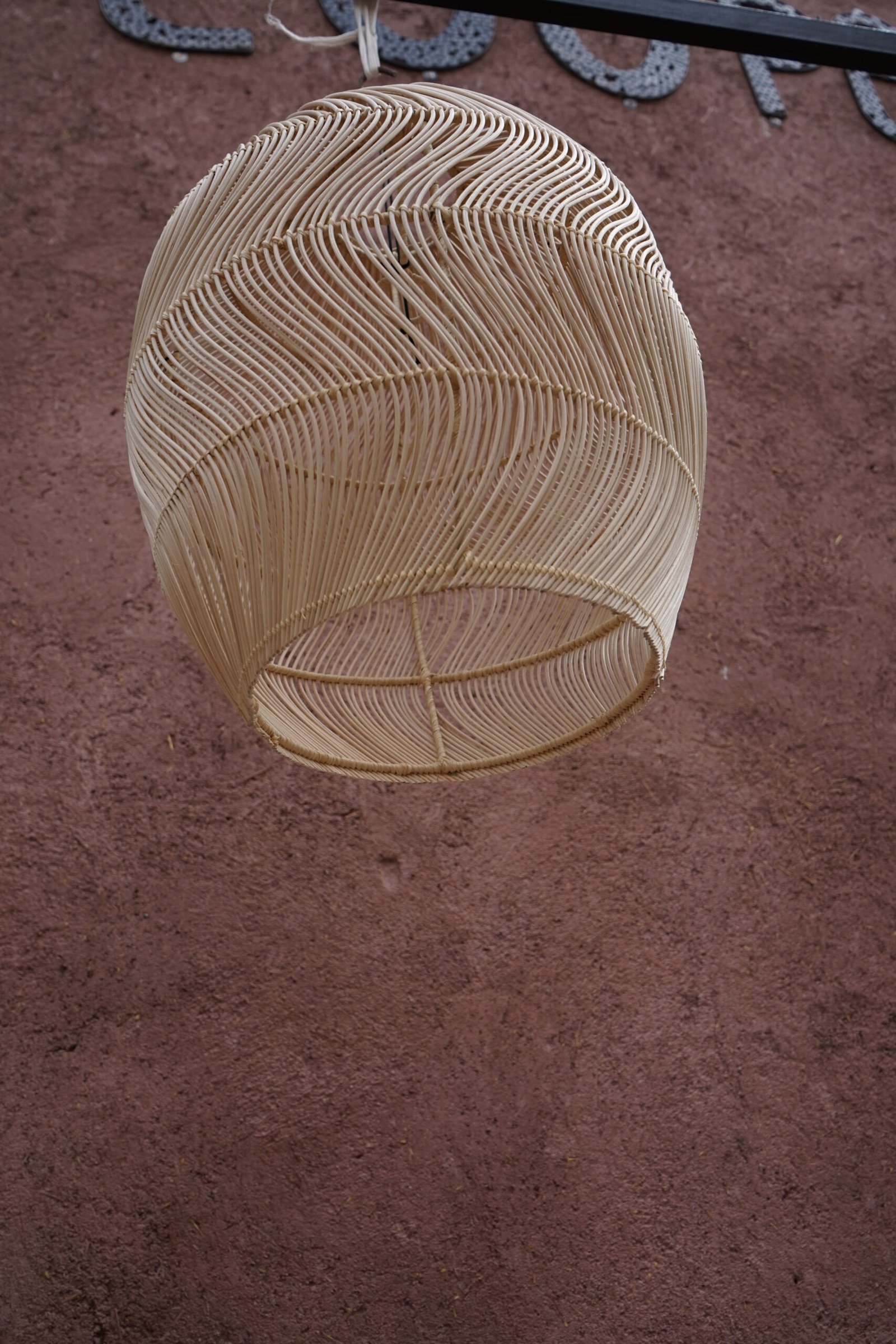 Oval Open-Weave Pendant Shade - Image 2
