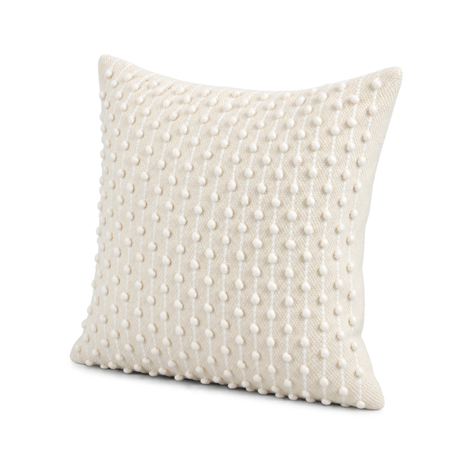 White Bobble Cushion Right