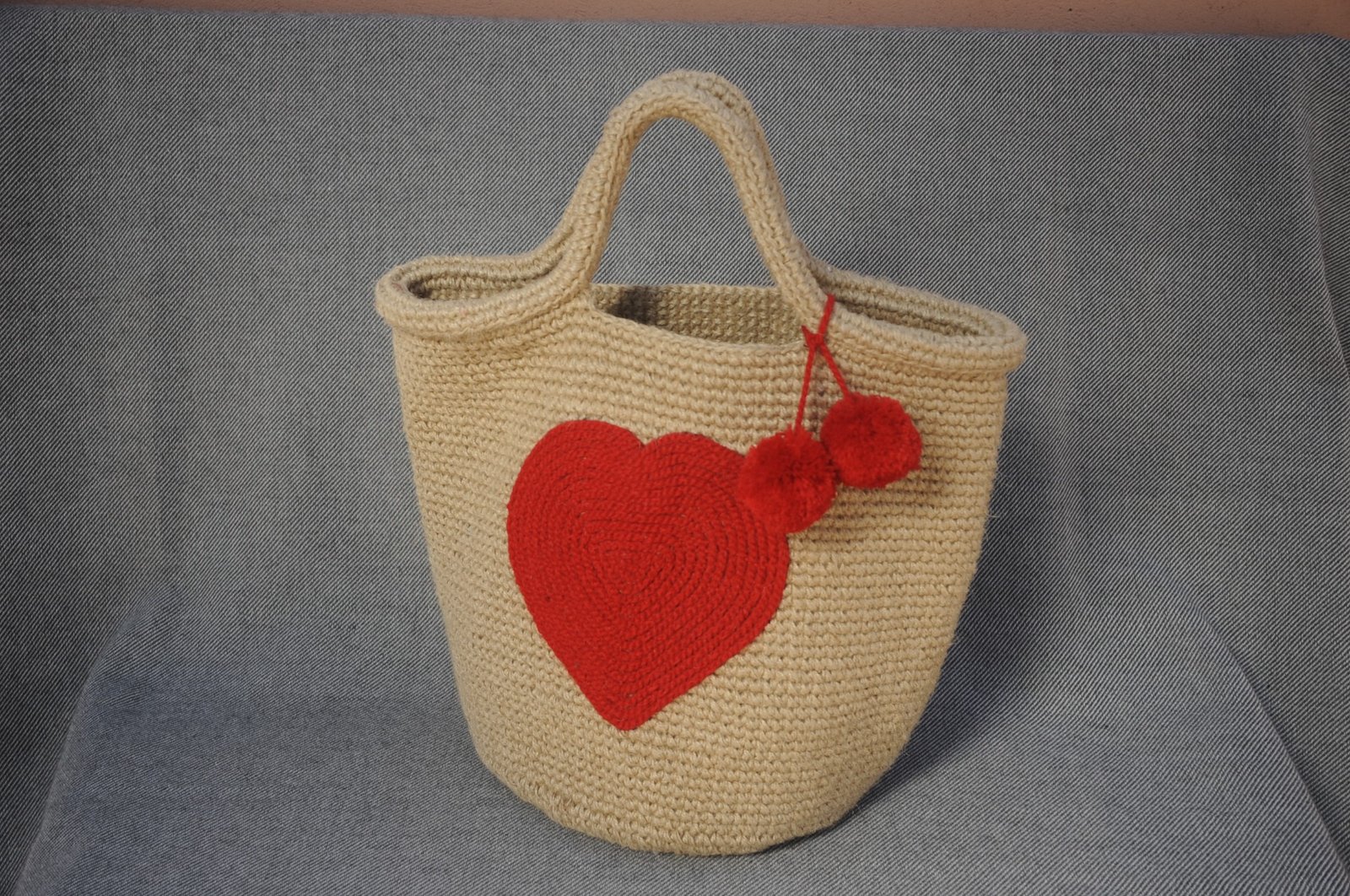 Bohemian Crochet Tote Bag with Tassel Details - Image 19