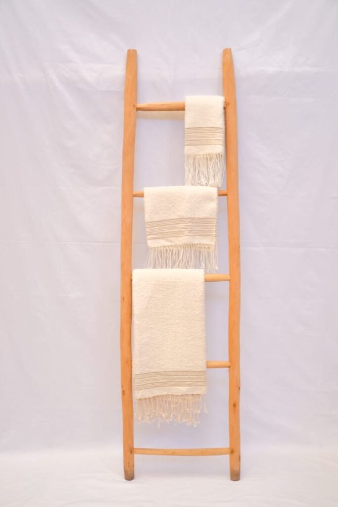 Serviette de bain en coton fait main